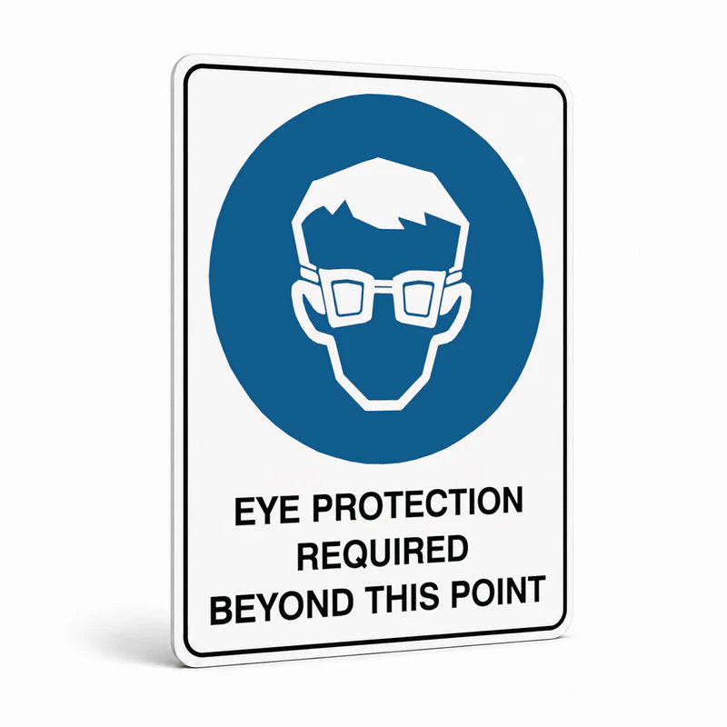 Mandatory - Eye Protection Required Sign