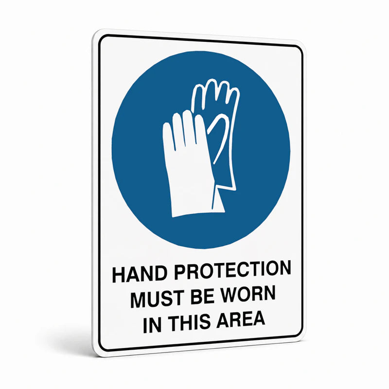 Mandatory - Hand Protection Area Sign