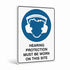 Mandatory - Hearing Protection On Site Sign