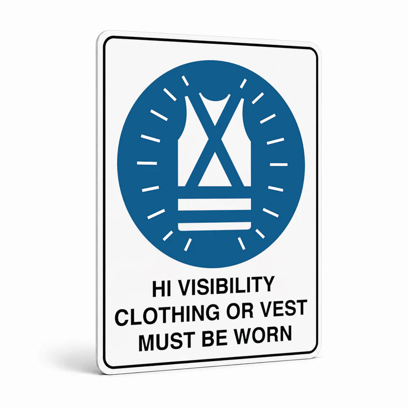 Mandatory - High Visibility Clothing Or Vest Sign