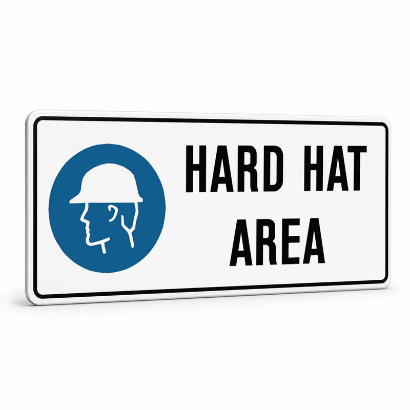 Mandatory Landscape - Hard Hat Area Sign