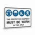 Mandatory Multiple Condition - Protective Equipment Area Sign