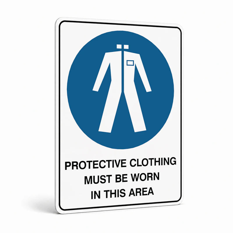 Mandatory - Protective Clothing Area Sign