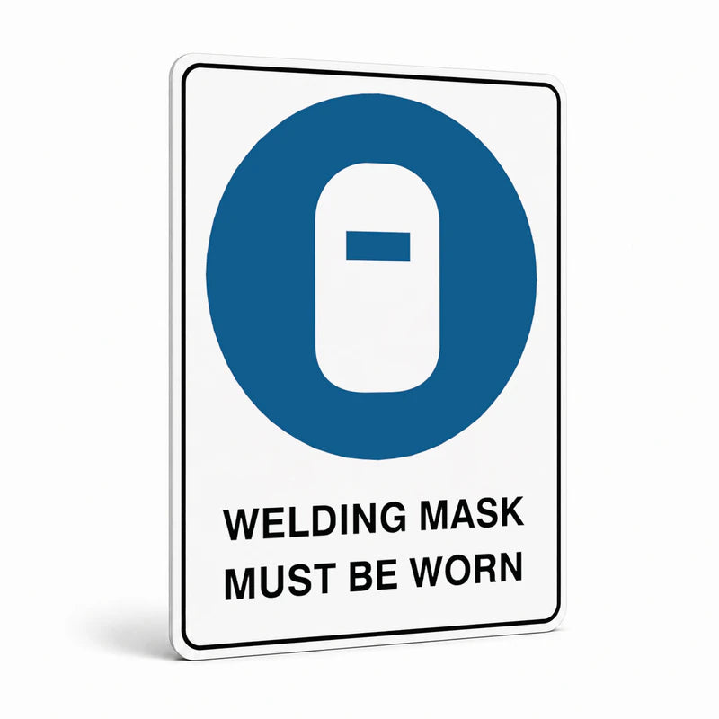 Mandatory - Welding Mask Sign