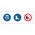 Mandatory Multiple Condition - Pictograms Sign