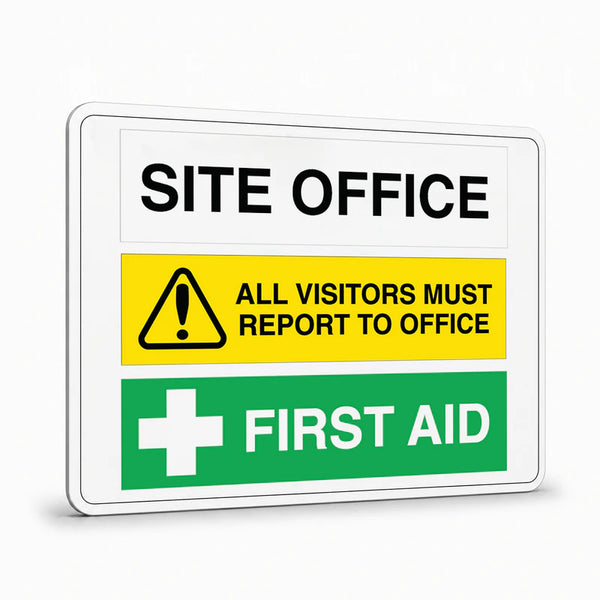 Multi Message - Site Office All Visitors Sign