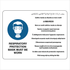 Multilingual - Respiratory Protection Must Be Worn Sign