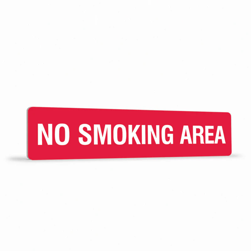Prohibition General - No Smoking Area Landscape Sign