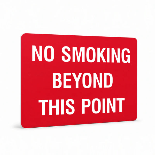 Prohibition General - No Smoking Beyond This Point Sign