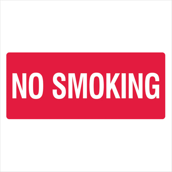 Prohibition General - No Smoking Landscape Sign