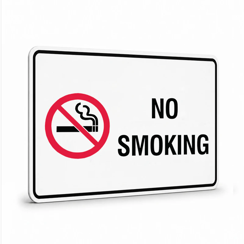 Prohibition Landscape - No Smoking Sign