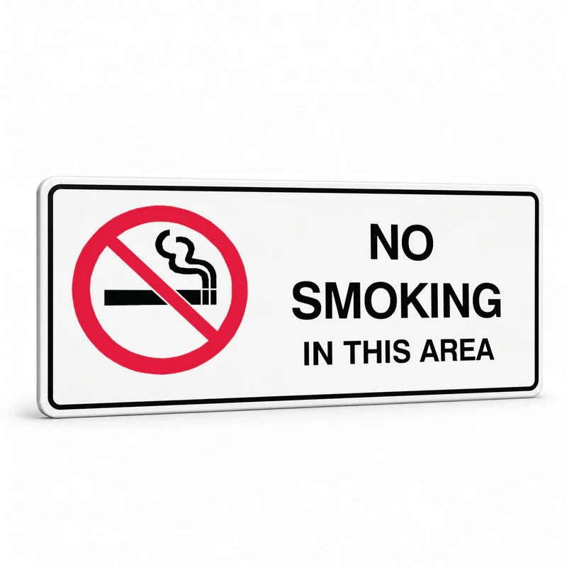 Prohibition No Smoking - No Smoking Area Sign