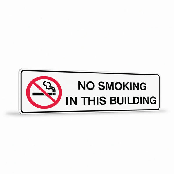 Prohibition No Smoking - No Smoking In This Building Sign