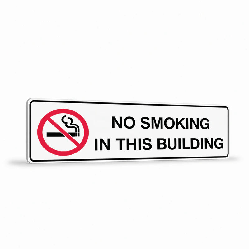 Prohibition No Smoking - No Smoking In This Building Sign