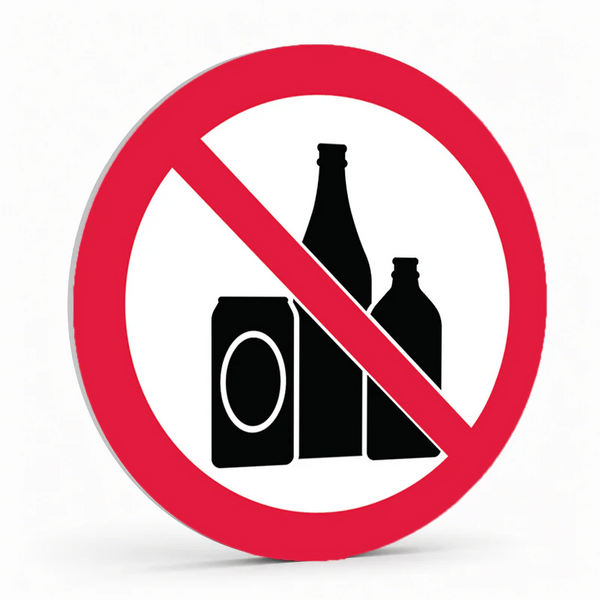 Prohibition Pictogram - No Alcohol