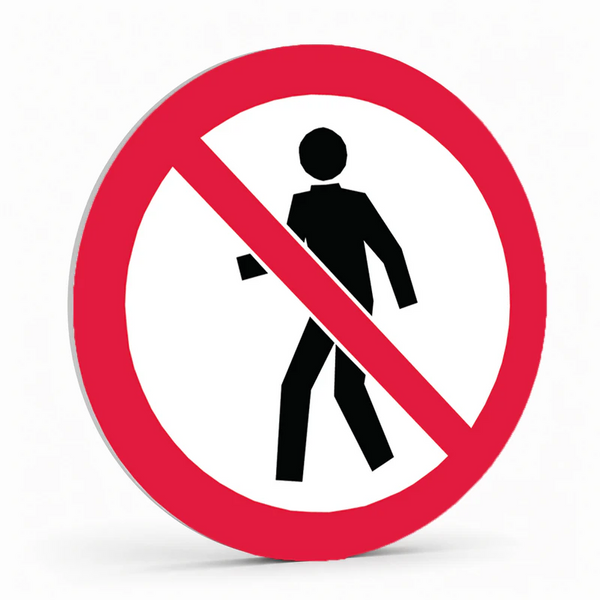 Prohibition Pictogram - No Entry