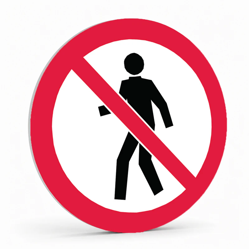 Prohibition Pictogram - No Entry