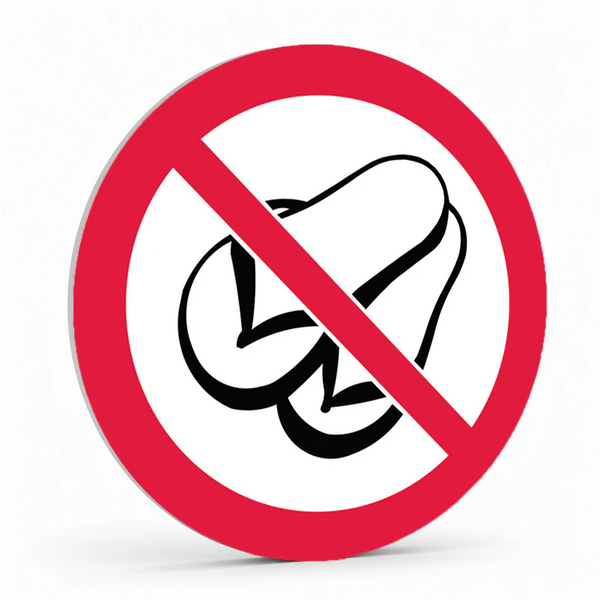 Prohibition Pictogram - No Thongs