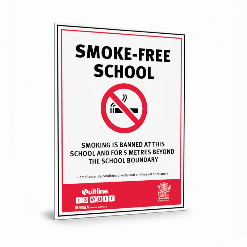 Prohibition State - QLD No Smoking Beyond This Point Sign