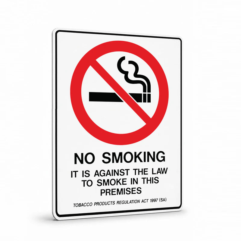 Prohibition State - SA No Smoking Against The Law Sign