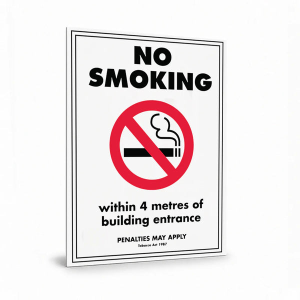Prohibition State - VIC No Smoking Entrance Sign