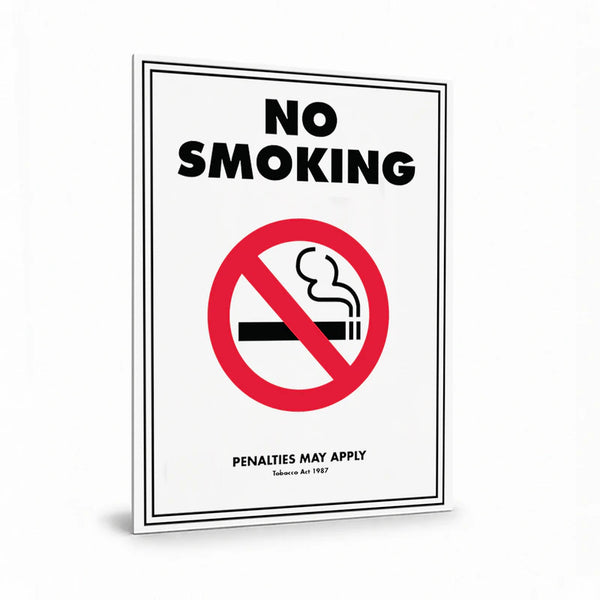 Prohibition State - VIC No Smoking Penalties May Apply Sign