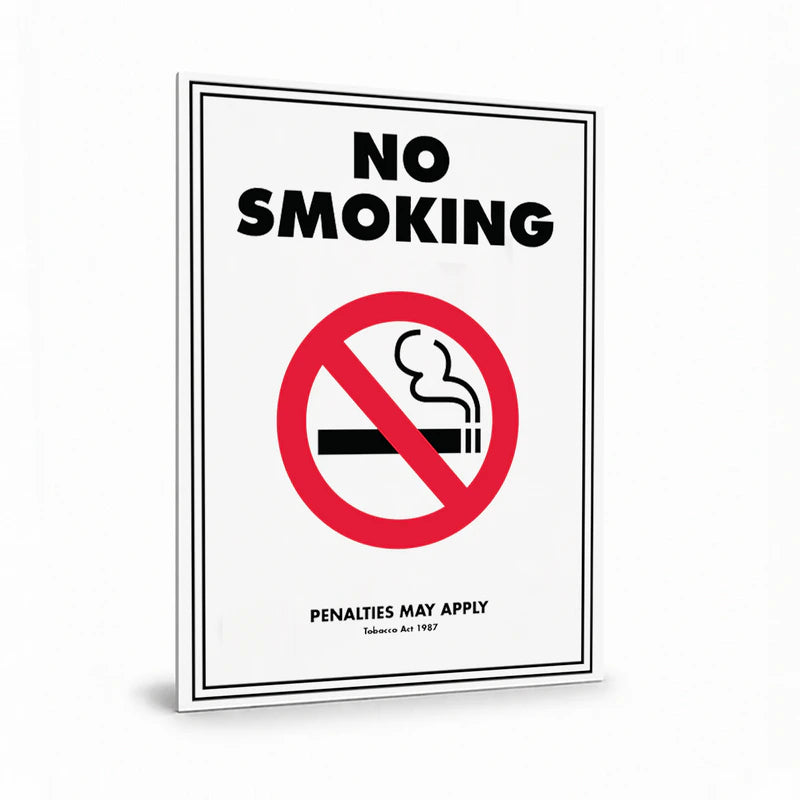 Prohibition State - VIC No Smoking Penalties May Apply Sign