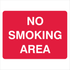 Prohibition General - No Smoking Area Sign
