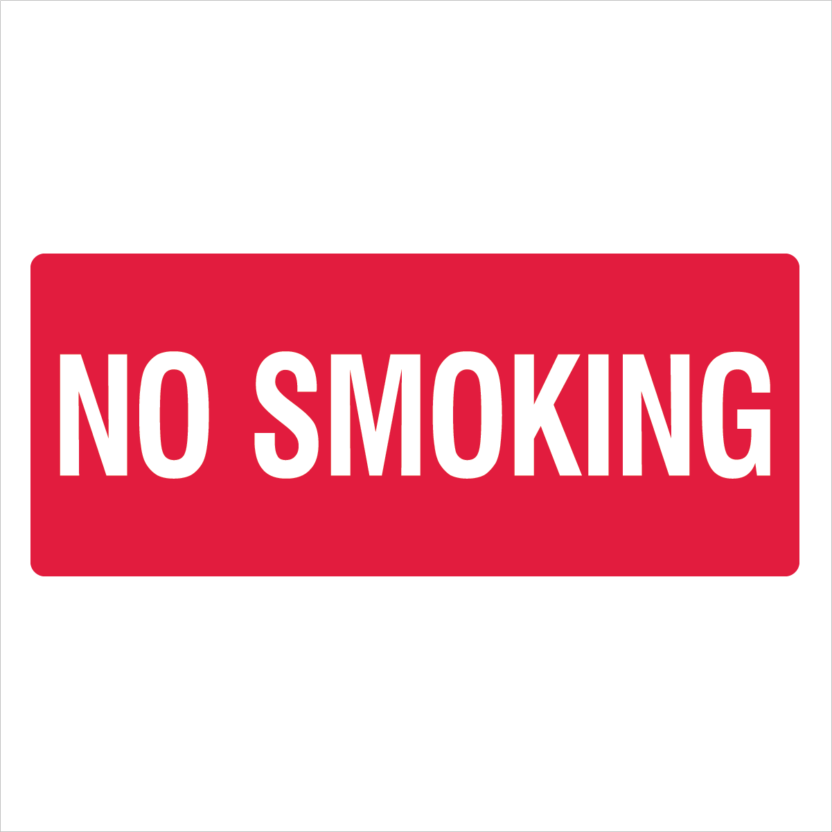 Prohibition General - No Smoking Landscape Sign
