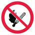 Prohibition Pictogram - No Flames