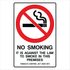 Prohibition State - NT No Smoking Against The Law Sign