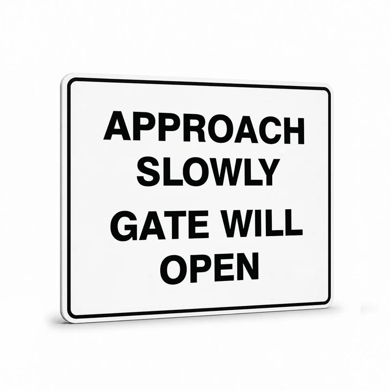 Property - Approach Slowly Sign