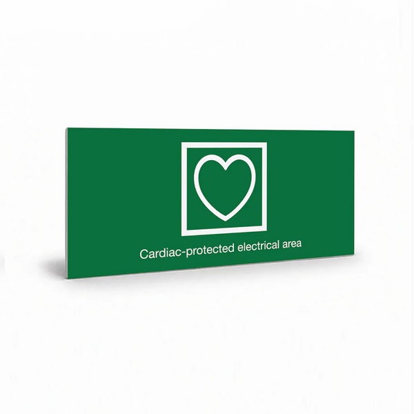 Property - Cardiac Protected Electrical Area Sign