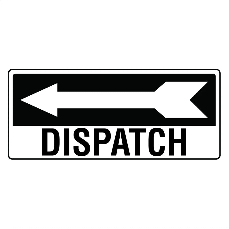 Property - Dispatch Left Arrow Sign