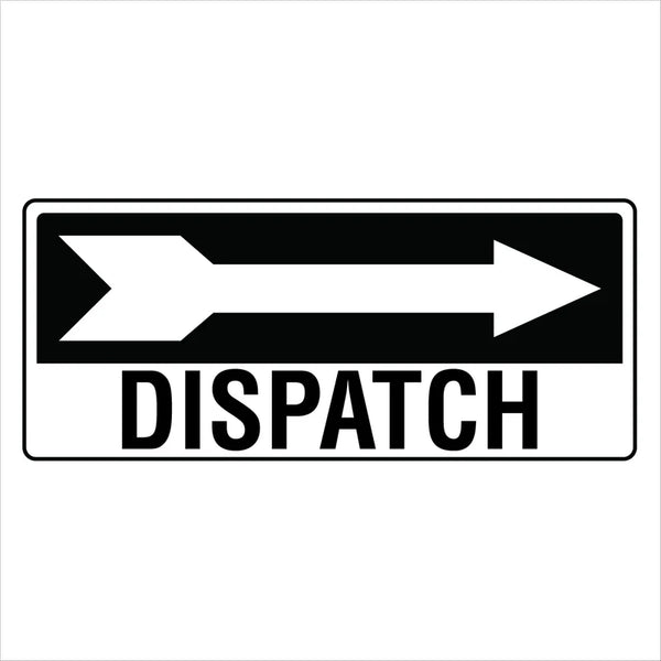Property - Dispatch Right Arrow Sign