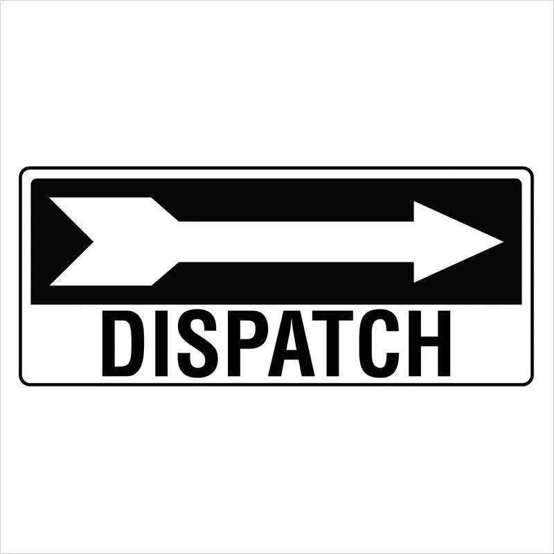 Property - Dispatch Right Arrow Sign