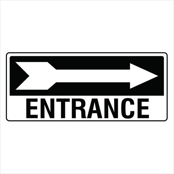 Property - Entrance Right Arrow Sign