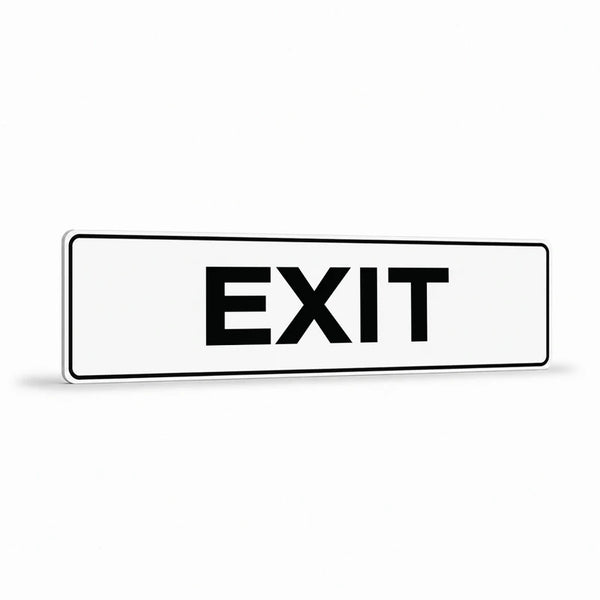 Property - Exit narrow Sign
