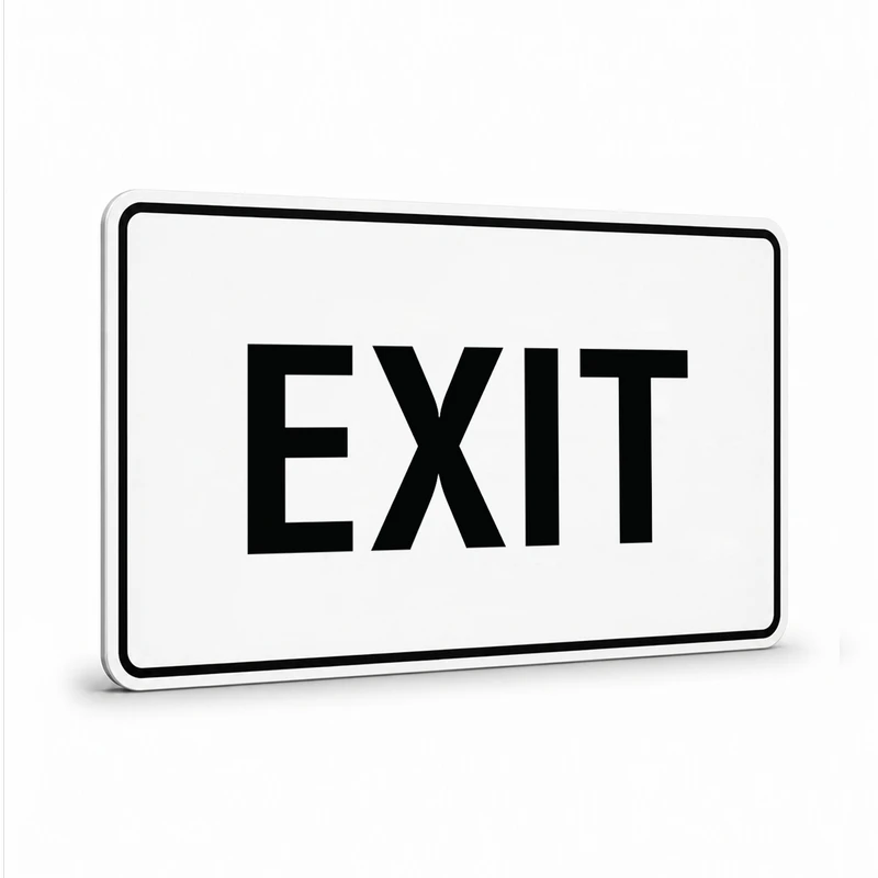 Property - Exit v2 Sign