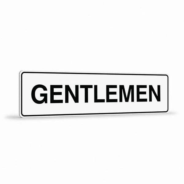 Property - Gentleman Sign