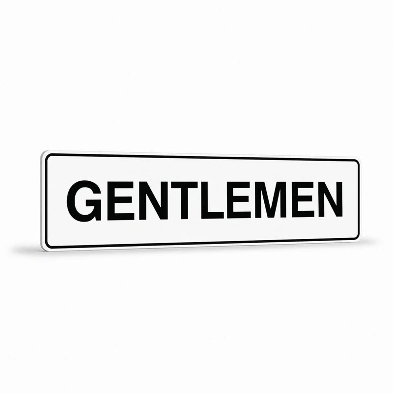 Property - Gentleman Sign