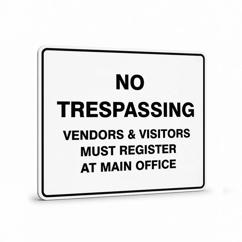 Property - No Trespassing Sign