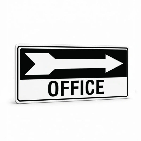 Property - Office Right Arrow Sign
