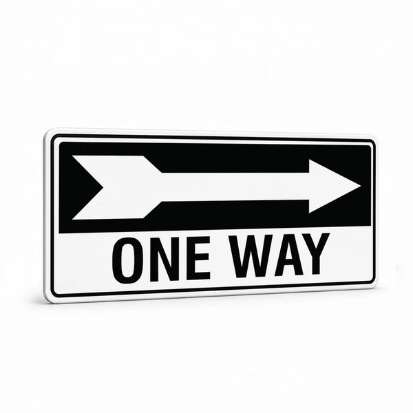 Property - One Way Right Arrow Sign