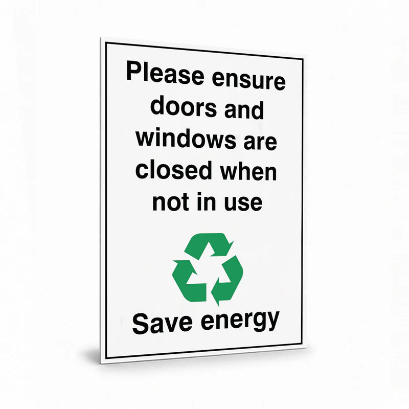 Property - Please Ensure Doors And Windows Sign