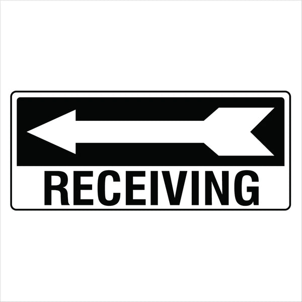 Property - Receiving Left Arrow Sign