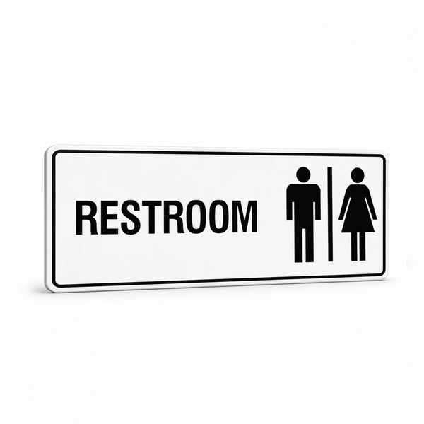 Property - Restroom with symbol Sign