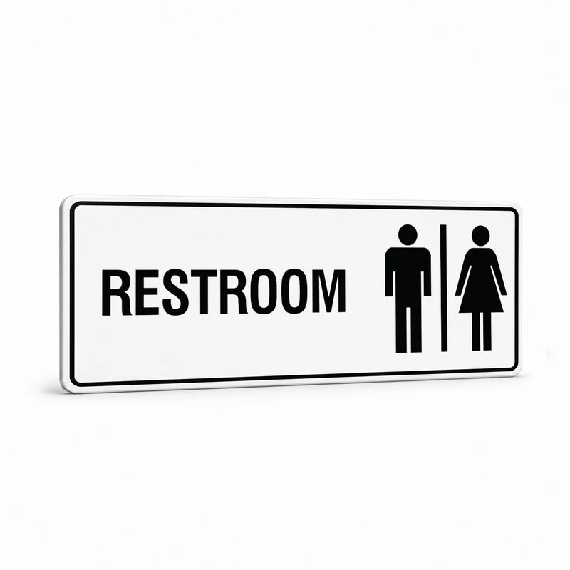 Property - Restroom with symbol Sign