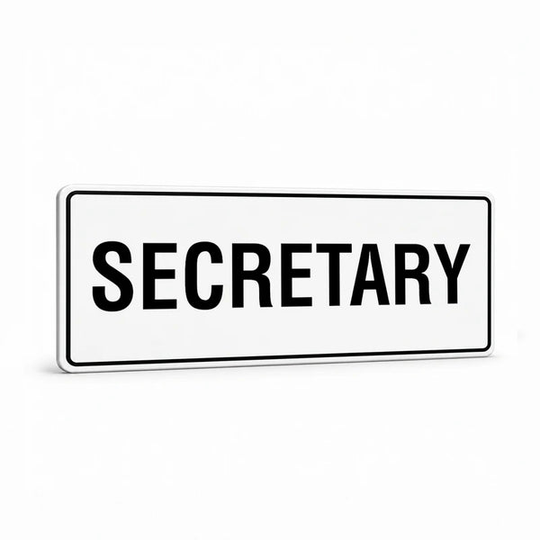 Property - Secretary Sign