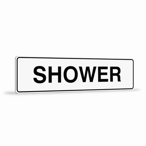 Property - Shower Sign